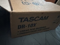 TASCAM DR-10X XLR Plug-on Compact Recorder New In Box Complete