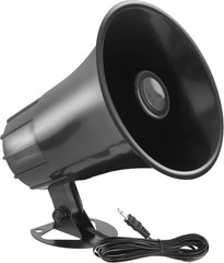 Pyle All-Weather Mono Trumpet Horn Speaker- 5″ Portable PA Speaker, 8 Ohms, 25W