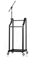 Rack Mount Cart Stand Rolling Studio Mixer Gear Pro Audio IT Server Holder Case