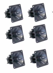 TWEETER (Tw-1005) 3″ x 3″ 94dB Sound Level PIEZO Six -Horn Tweeter, DJ-or HOME