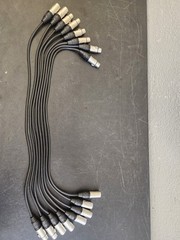 Lot Of 8 SEISMIC AUDIO-SAXLX-2-8…anced – 2 Foot Patch CordsNewSEISMIC