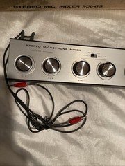 Vintage Sony Stereo Microphone Mixer Model MX-6S Untested As Is