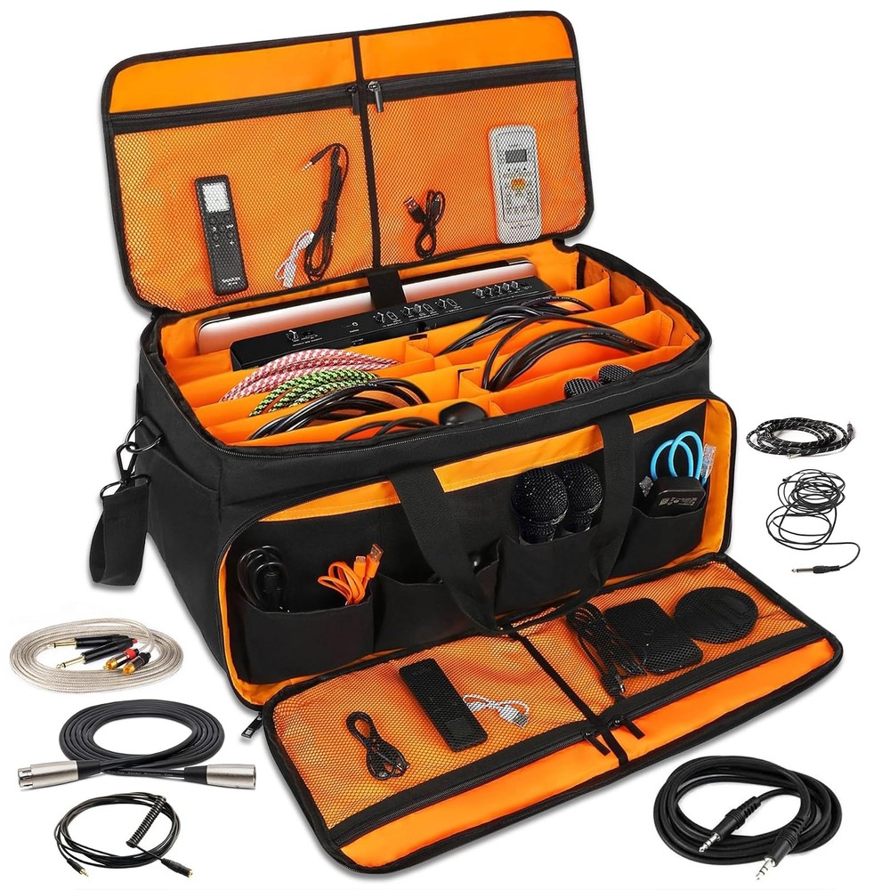 Cable Bag for Musicians Heavy Duty 17in Laptop Sleeve