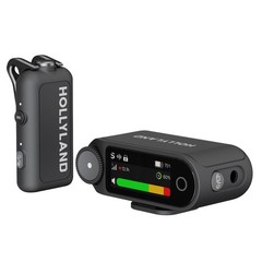Hollyland Lark MAX 2 Wireless Microphone for Solo (1 TX + Camera RX), Black