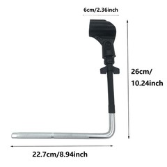 Microphone Clamp Metal Plastic Construction Drum Accessories for Repairing Use