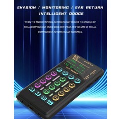 Portable Voice Changer Multifunctional Cool Lights For Gaming Easy To Use