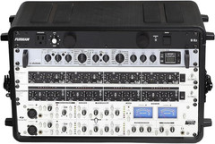 6U Rack Case Shallow 12″ Depth, 19″ Rackmount Flight Case, Watertight Dust-Proof
