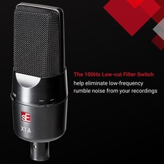 X1 A Microphone 20Hz to 20kHz Frequency 48V Phantom Power Low Impedance 50 Ohms