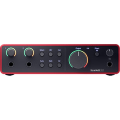 Focusrite Scarlett 2i2 4th Gen, 2-in, 2-out USB Audio Interface