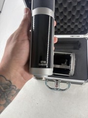 Sterling ST155 Condenser XLR Studio Microphone Silver Black Shockmount Case