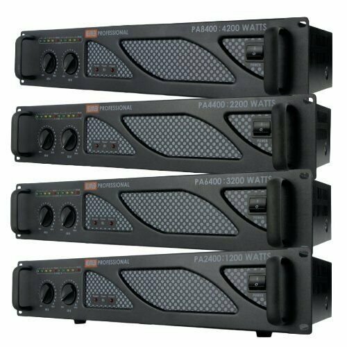 EMB Pro PA6400 3200W 2 Channel Power DJ Amplifier 2U Rack Mount Amp Stereo