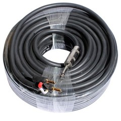 100 ft foot 12 GA GAUGE 1/4 to dual banana plug PA DJ pro audio speaker cable