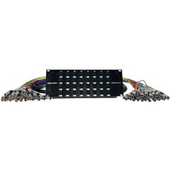 Seismic Audio 32 Channel XLR TRS Combo Splitter Snake Cable – two 10′ XLR trunks