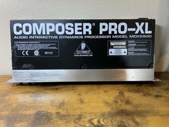 Behringer MDX2600 Composer Pro-XL 2-Channel Vocal Compressor Dynamics Processor