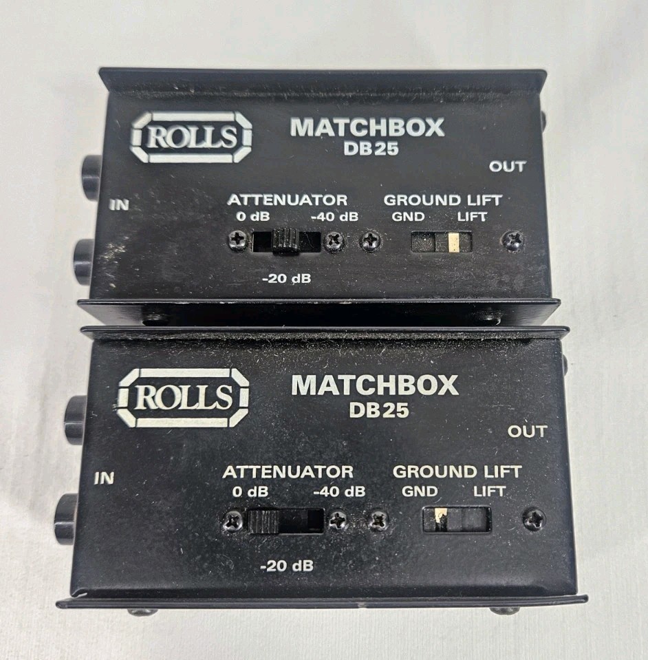 Rolls Matchbox DB25 Direct Box Lot Of 2 UNTESTED