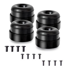HQPARRTS 4Pcs Subwoofer Isolation System – Black, Wired, 1 Year black