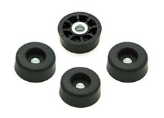 20 SOFT ROUND RUBBER FEET AMPS, RADIO GEAR, ATA CASES – FREE S&H