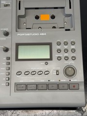 Tascam 464 Portastudio 4-Track Cassette Recorder 12-Ch Mixer – POWERS UP – AS-IS