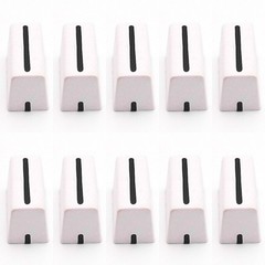 10pcs For DDJ-SX SZ Rane 61 62 64 68 Denon Numark-White Fader Knob Cap
