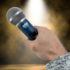 Pro UHF Wireless Handheld Microphone System with Rechargeable, Karaoke, Church