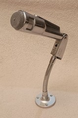 Dukane Vintage 74160 Dynamic Cardioid Microphone 4-Pin Amphenol Blues Harp
