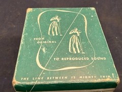 Vintage Newcomb N-30 Stainless Steel Microphone In Box. Tested And Working.