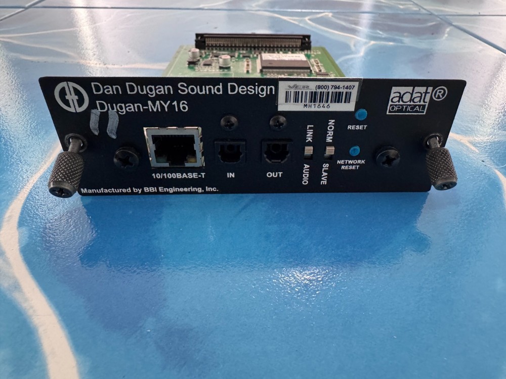 Dugan-MY16 Automatic Mixing card