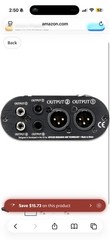 ART DTI Dual Transformer Isolator passive 2-Channel Hum Eliminator Ground Loop