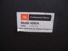 Awesome JBL 4560A Pro Cinema speakers + 3110A + 2370 + 2425 + 2225H