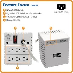 EMI/RFI Filtering 600W Power Conditioner – Protect Your Electronics Efficiently