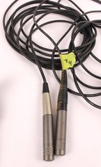 Microphone with Cables & Acc. Lot of 8 w/Various Connectors Kenwood/MXL/Cad/Sony