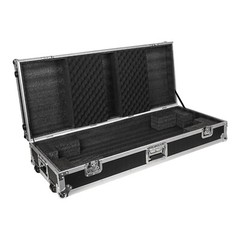 Sound Town 61-Note ATA Plywood Keyboard Flight Case with Wheels (STRC-KB61W)