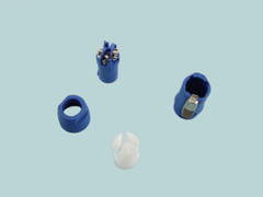(4 PACK) PROCRAFT PC-TSC039 20A Power-In Blue Cable Mount Mates w/ POWERCON