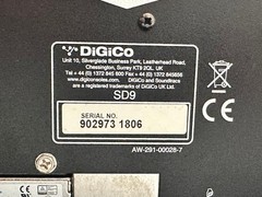 DiGiCo SD9 Digital Mixing Console w/ MultiMode Optocore Fiber Interface & Waves