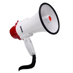 Megaphone Bullhorn Loud Speaker with Siren Lightweight for Kids and Adults
