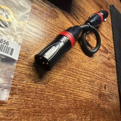 FDUCE Wired XLR Microphone with Adapter and Short XLR Cable TESTED WORKING! Good