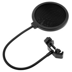 Studio Microphone Pop Filter Flexible Wind Screen Mask Mic Shield for Speaking