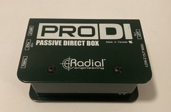 Radial Engineering ProDI 1-Channel Passive Instrument Direct Box Mono GuitarBass