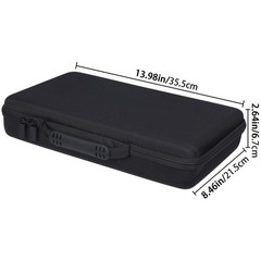 co2CREA Hard Travel Case Replacement for Novation Launchkey Mini MK3 / Black