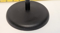 Table Top 6″ Round Base Mic Stand 3.5″ Shaft w/Clip Solid Sturdy 4lb Free Ship
