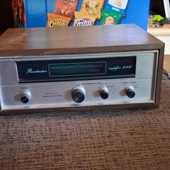 Pioneer SR-202W Reverb Amplifier 2-Ch Analog Reverb RCA VTG Tested Lights Up