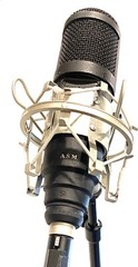 Metal Microphone Shock Mount Clip for Home Studio Podcast Recording 5/8 Silver