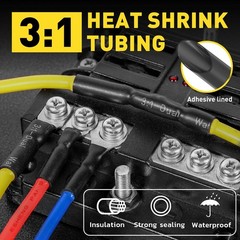 haisstronica Non Insulated Wire Connectors Kit 560 PCS – AWG 22-10 black