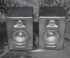 M-Audio BX3 Graphite 3.5″ Powered Studio Monitors Desktop Speakers (Pair) TESTED