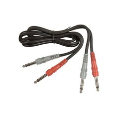 Hosa Dual TRS TRS Patch Cable 6.6 ft.