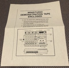 TEAC CRC 60 REEL Cassette tape w/ TASCAM Ministudio PortaOne Demo Recording CrO2