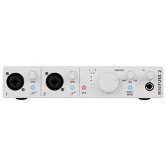 Arturia MINIFUSE-2-WHITE Flexible Dual Audio Recording Interface in White