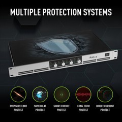 RAX-4 High Power Class D2500W 4 Channels 1U Professional Digital Power Amplifier