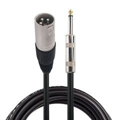 1/4″ to XLR Speaker Cable, 5 Feet, Male to Male (STC-JX5)