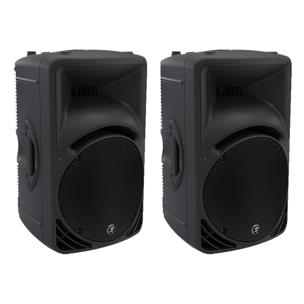 2x Mackie SRM450v3 12″ 1000 Watt Portable Powered Speaker Active Monitor (Pair)